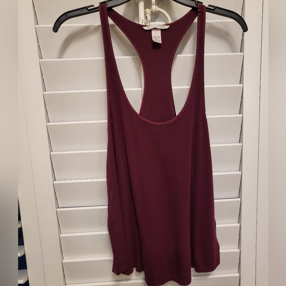 Victoria's Secret racerback ribbed tank - large